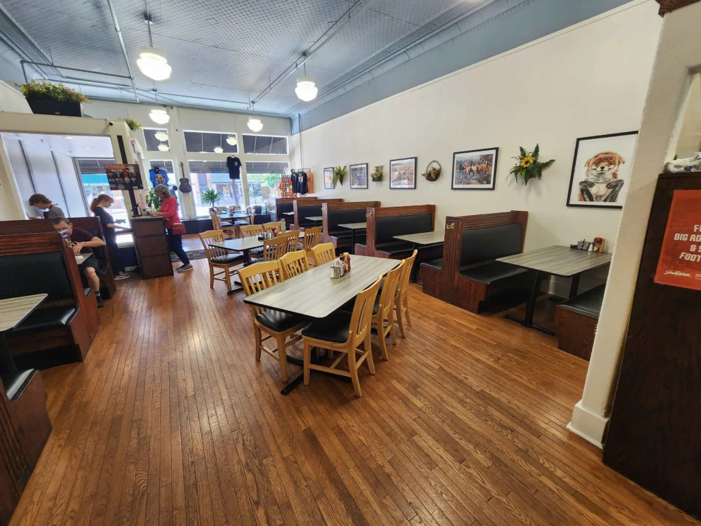 Seating at The Original Spearfish Breakfast House in Spearfish, SD