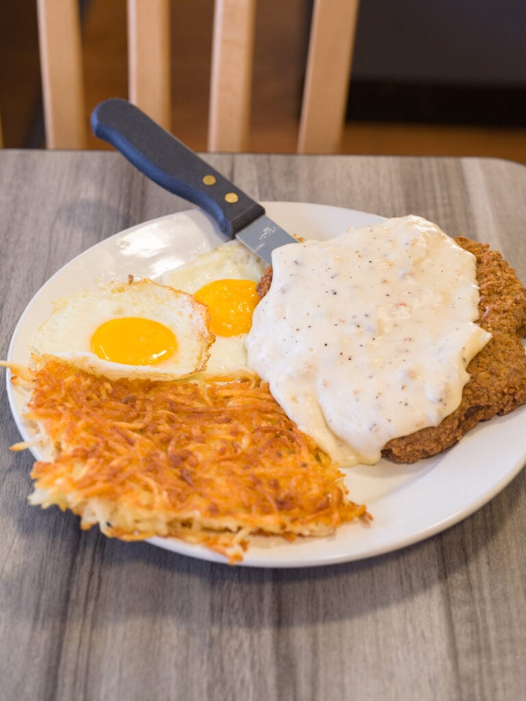 Breakfast food spearfish